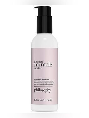 Philosophy Ultimate Miracle Worker Resurfacing Body Serum- vegan, crepey skin